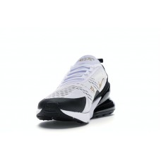 Nike Air Max 270 White Metallic Gold Black