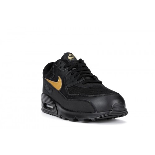 Nike Air Max 90 Essential Black Gold - мужская сетка размеров