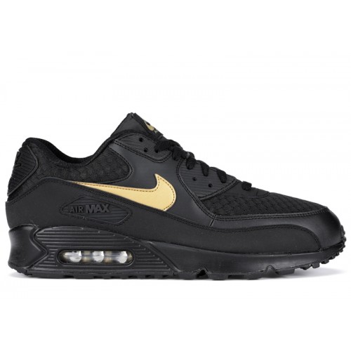 Nike Air Max 90 Essential Black Gold - мужская сетка размеров