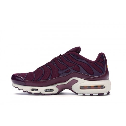 Кроссы Nike Air Max Plus TN Bordeaux (W) - женская сетка размеров