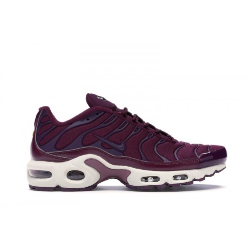 Кроссы Nike Air Max Plus TN Bordeaux (W) - женская сетка размеров