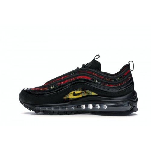 Кроссы Nike Air Max 97 Tartan Black (W) - женская сетка размеров