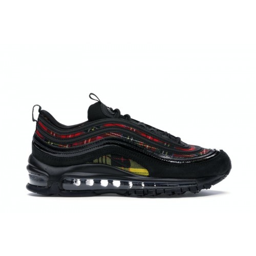 Кроссы Nike Air Max 97 Tartan Black (W) - женская сетка размеров