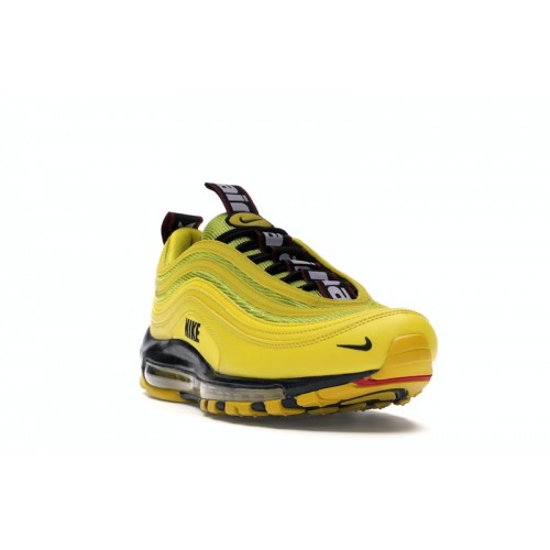 Кроссы Nike Air Max 97 Bright Citron - мужская сетка размеров