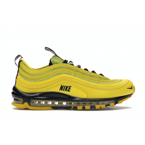 Кроссы Nike Air Max 97 Bright Citron - мужская сетка размеров