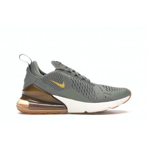 Кроссы Nike Air Max 270 Dark Stucco Metallic Gold (W) - женская сетка размеров