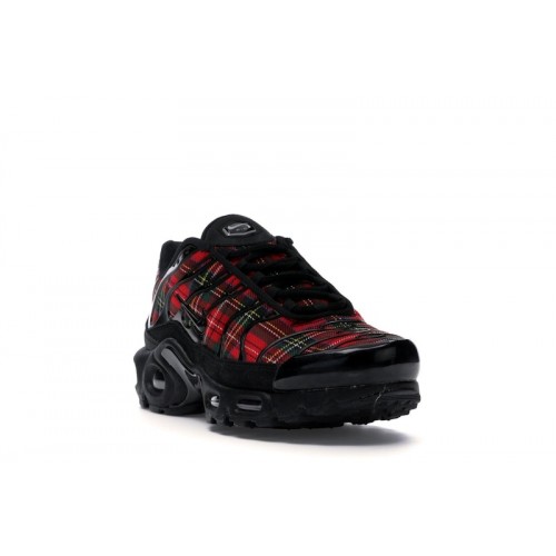 Кроссы Nike Air Max Plus Tartan Black (W) - женская сетка размеров