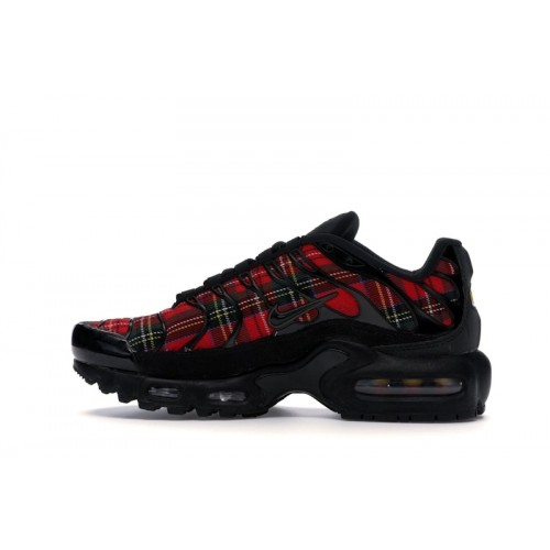 Кроссы Nike Air Max Plus Tartan Black (W) - женская сетка размеров