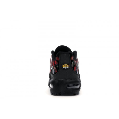 Кроссы Nike Air Max Plus Tartan Black (W) - женская сетка размеров