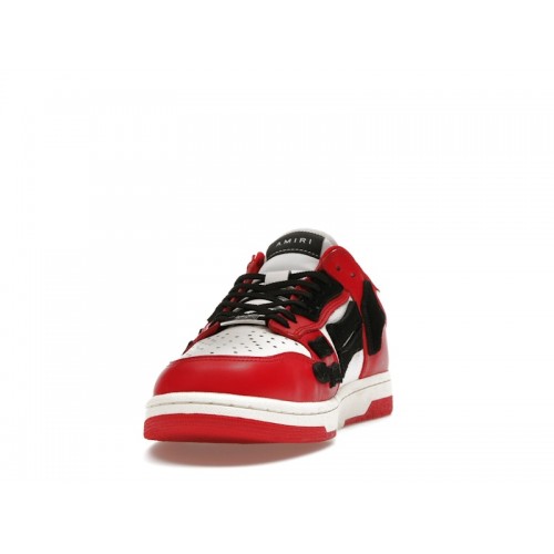 AMIRI Skel Top Low White Red White - мужская сетка размеров