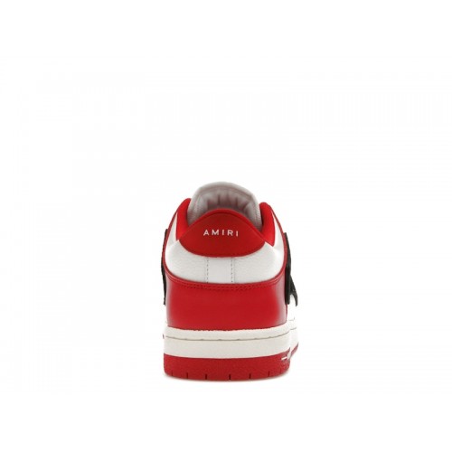 AMIRI Skel Top Low White Red White - мужская сетка размеров