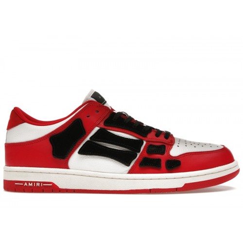 AMIRI Skel Top Low White Red White - мужская сетка размеров