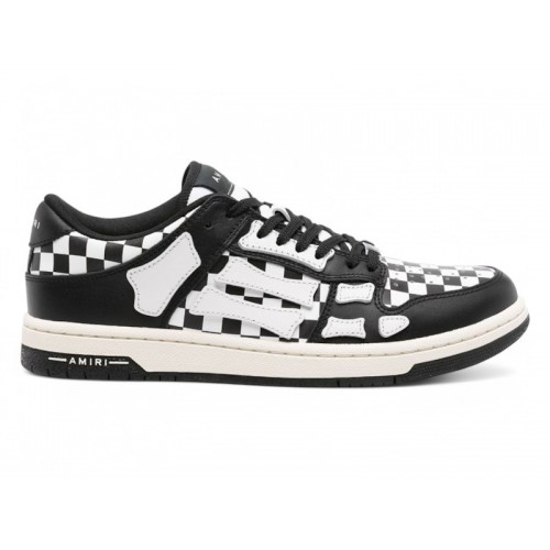 AMIRI Skel Low Checkered Black White (W) - женская сетка размеров