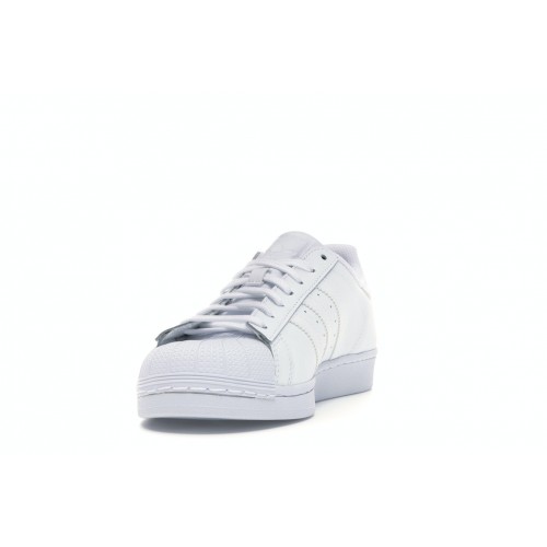 Кроссы adidas Superstar Foundation White/White - мужская сетка размеров