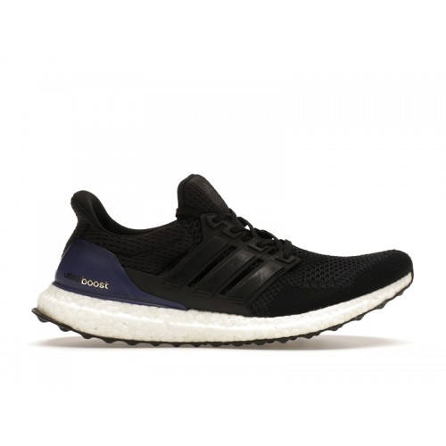 Кроссы adidas Ultra Boost 1.0 OG Black Gold Purple - мужская сетка размеров
