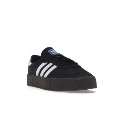 Женские кроссовки adidas Sambarose Black White Gum (W)