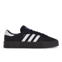 Женские кроссовки adidas Sambarose Black White Gum (W)