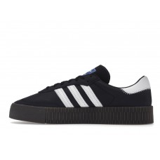 Женские кроссовки adidas Sambarose Black White Gum (W)