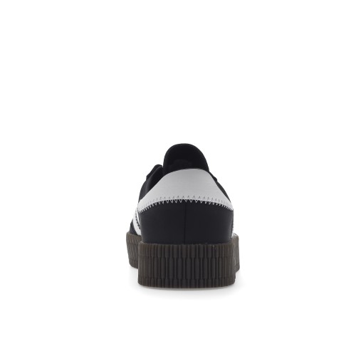 Кроссы adidas Sambarose Black White Gum (W) - женская сетка размеров