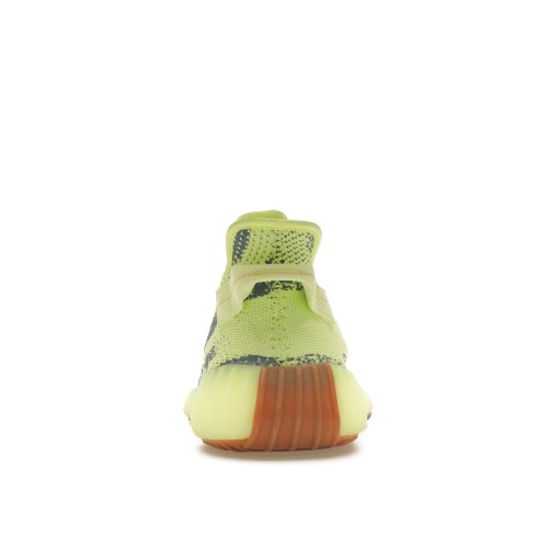 Кроссы adidas Yeezy Boost 350 V2 Semi Frozen Yellow - мужская сетка размеров