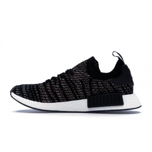 Кроссы adidas NMD R1 STLT Stealth Pack Core Black - мужская сетка размеров