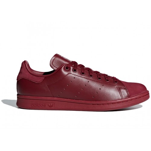 Кроссы adidas Stan Smith Collegiate Burgundy - мужская сетка размеров