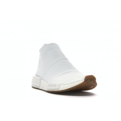 Кроссы adidas NMD City Sock Gum Pack White - мужская сетка размеров