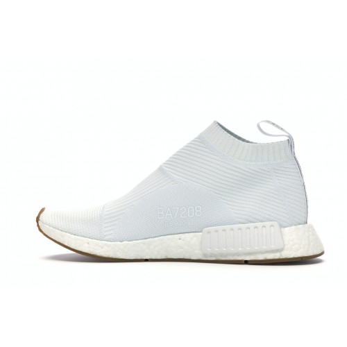 Кроссы adidas NMD City Sock Gum Pack White - мужская сетка размеров