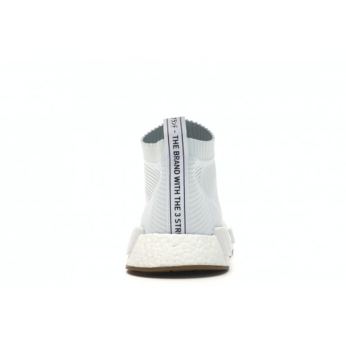 Кроссы adidas NMD City Sock Gum Pack White - мужская сетка размеров