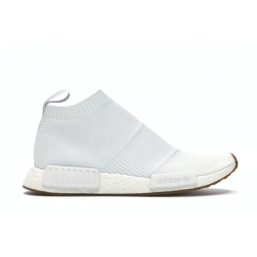 Кроссы adidas NMD City Sock Gum Pack White - мужская сетка размеров