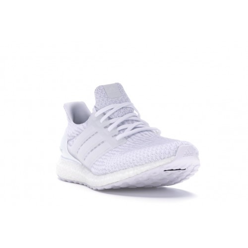 Кроссы adidas Ultra Boost 3.0 Triple White - мужская сетка размеров