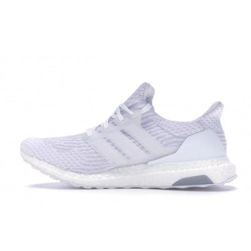 Кроссы adidas Ultra Boost 3.0 Triple White - мужская сетка размеров