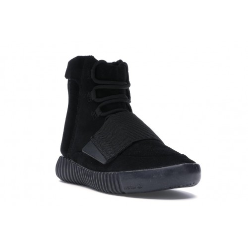 Кроссы adidas Yeezy Boost 750 Triple Black - мужская сетка размеров