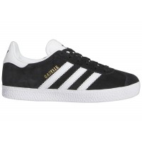 Детские adidas Gazelle Core Black Cloud White Gold Metallic (PS)