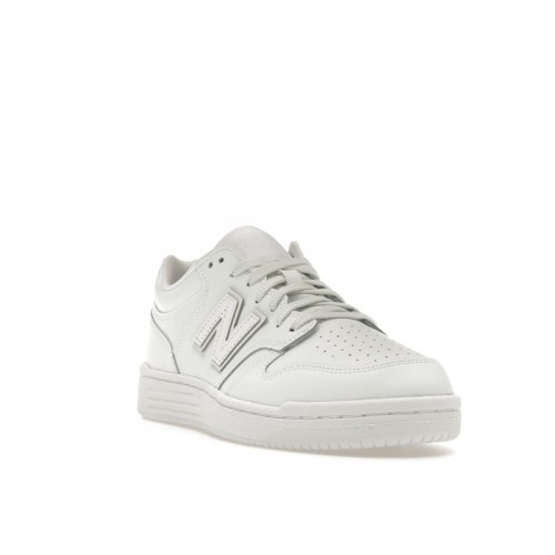 Кроссы New Balance 480 Triple White - мужская сетка размеров