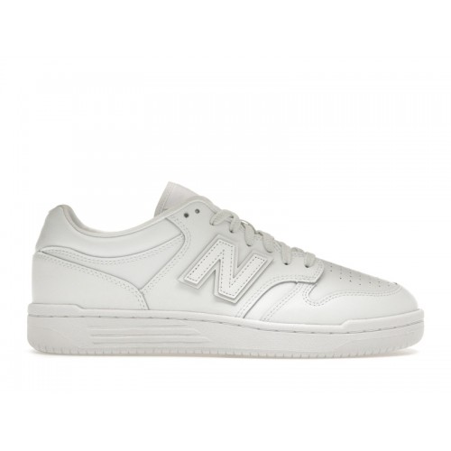 Кроссы New Balance 480 Triple White - мужская сетка размеров
