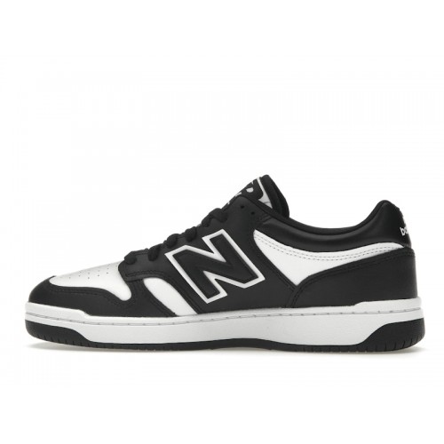 Кроссы New Balance 480 White Black - мужская сетка размеров