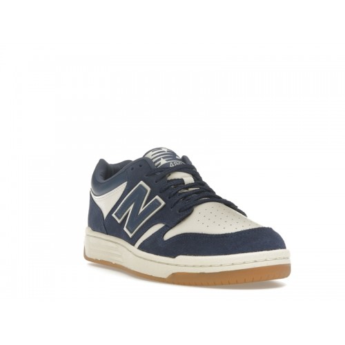 Кроссы New Balance 480 Navy Linen - мужская сетка размеров