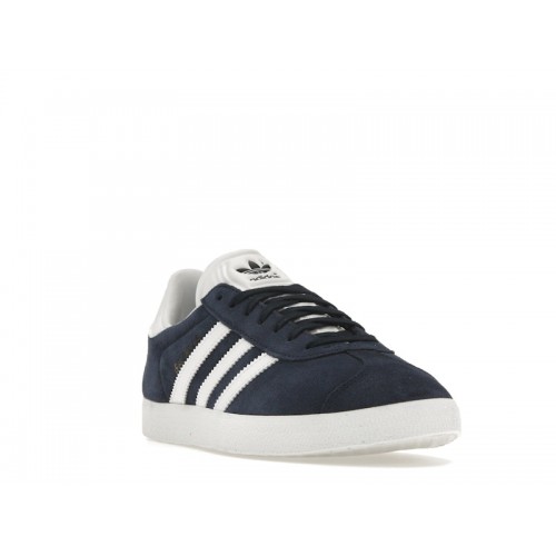 Кроссы adidas Gazelle Navy White - мужская сетка размеров