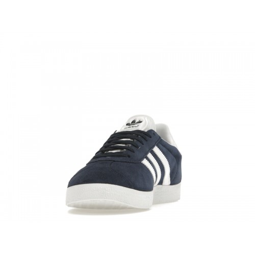 Кроссы adidas Gazelle Navy White - мужская сетка размеров