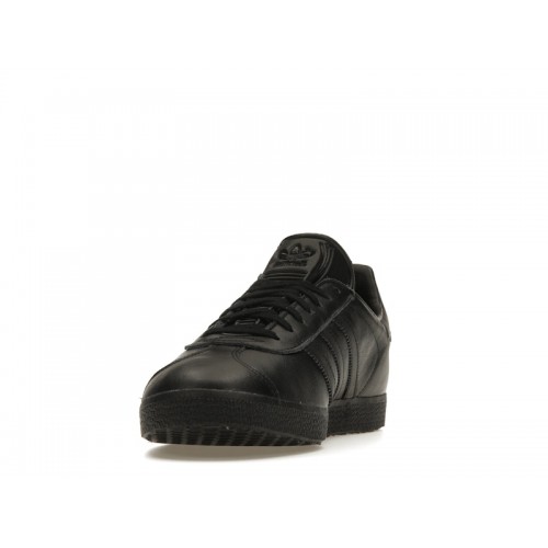 adidas Gazelle Black/Black-Gold Metallic - мужская сетка размеров