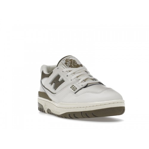 Кроссы New Balance 550 Aime Leon Dore Olive - мужская сетка размеров