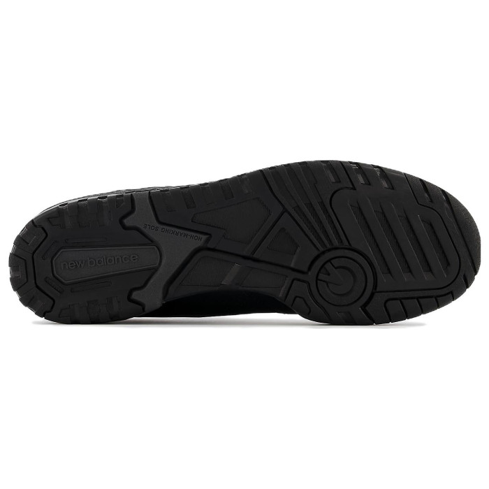 New Balance 550 Triple Black - мужская сетка размеров New Balance 550 Triple Black - мужская сетка размеров