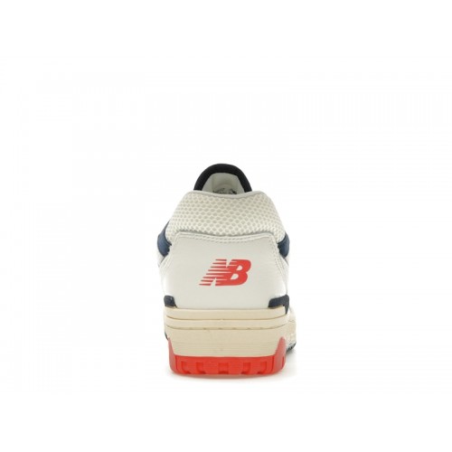 Кроссы New Balance 550 Sea Salt Pack Blast Red - мужская сетка размеров