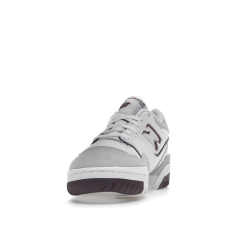 Кроссы New Balance 550 Summer Fog Burgundy - мужская сетка размеров