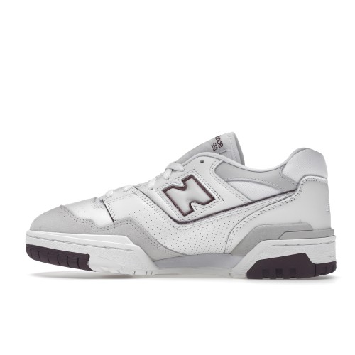 Кроссы New Balance 550 Summer Fog Burgundy - мужская сетка размеров