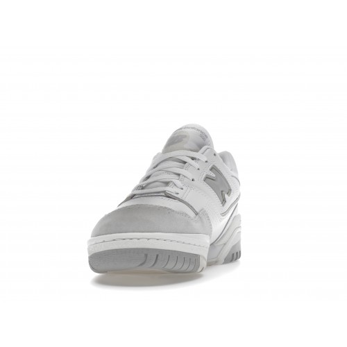 Кроссы New Balance 550 White Grey Grey - мужская сетка размеров