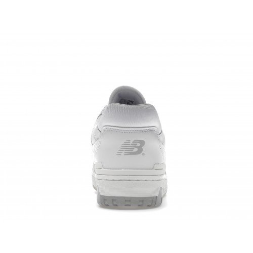 Кроссы New Balance 550 White Grey Grey - мужская сетка размеров