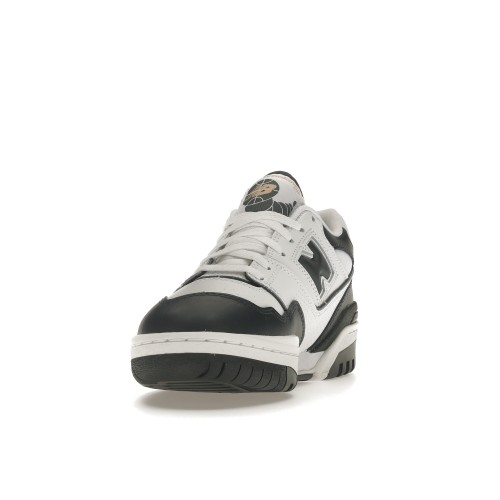 Кроссы New Balance 550 White Dark Green - мужская сетка размеров