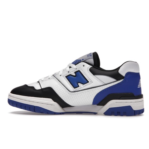 Кроссы New Balance 550 White Royal Black - мужская сетка размеров